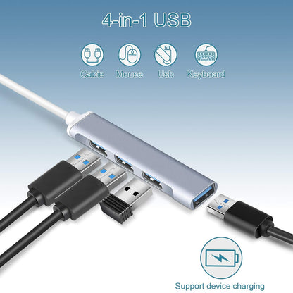 Speedx SP-U42 4 Port USB 3.0 Hub (Aluminum Alloy, Ultra Slim) – view 3
