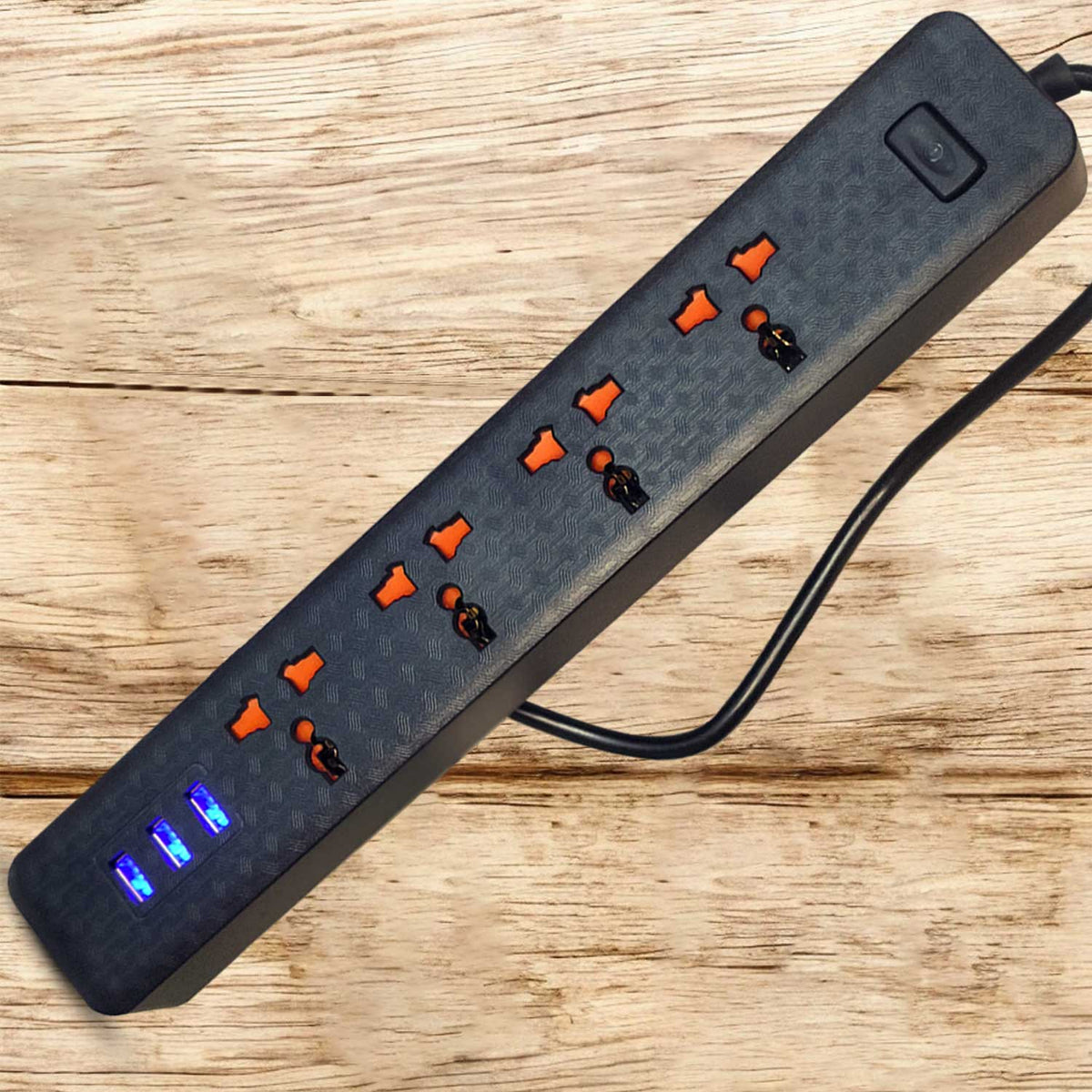403PUC Speed-X Premium Portable Power Strip (4 Socket + 2 USB + 1 Type-C) – view 3