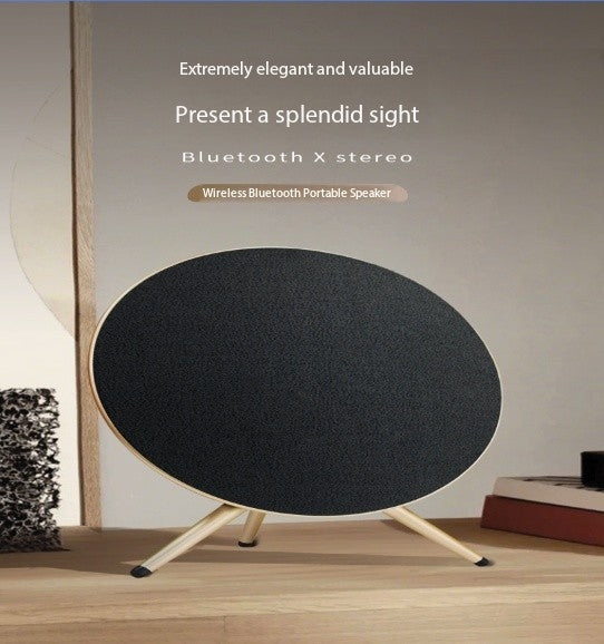 LP18 UFO Audio Space Wireless Bluetooth Home Theater Speaker (Black Gold) – view 3