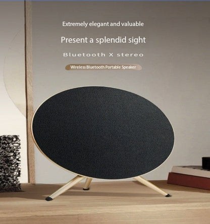 LP18 UFO Audio Space Wireless Bluetooth Home Theater Speaker (Black Gold) – view 3