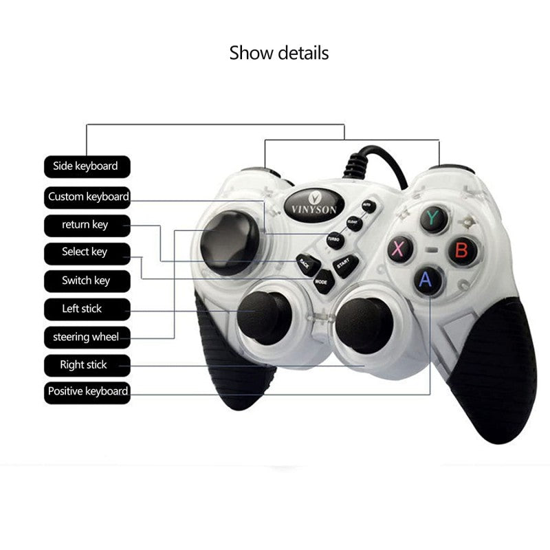 USB L4000 Double Shock USB Game Controller – view 3