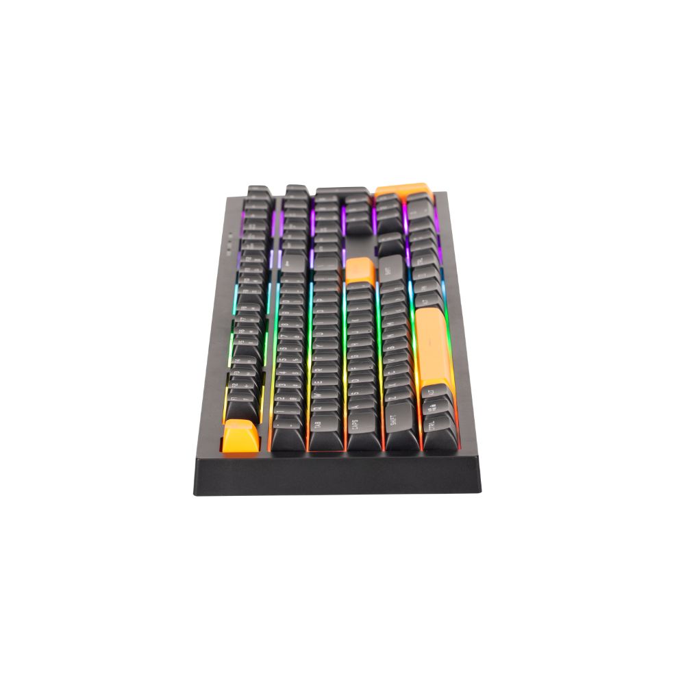 Xtrike Me Kb-512 Bk 108 Key Wired Mechanical Feel Usb-c Keyboard Black – view 3
