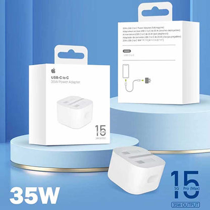 iPhone 15 Pro Max 3 Pin (UK Pin) 35w USB-C Power Adapter – view 3