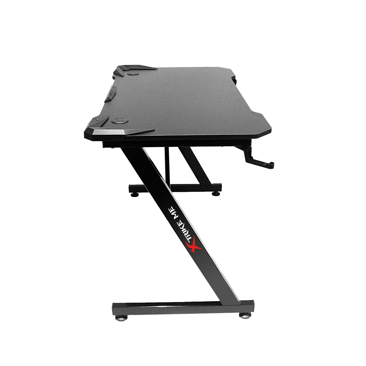 Xtrike Me DK-02 Ergonomic Gaming Desk (Z-Shaped Legs, Black) – view 3