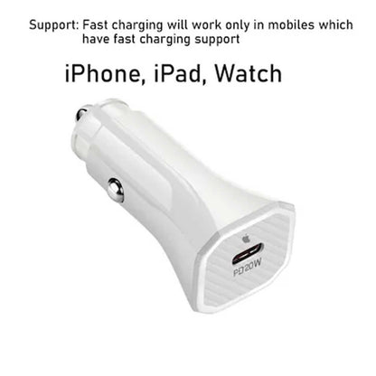 iPhone Car Charger USB-C 20w – view 3