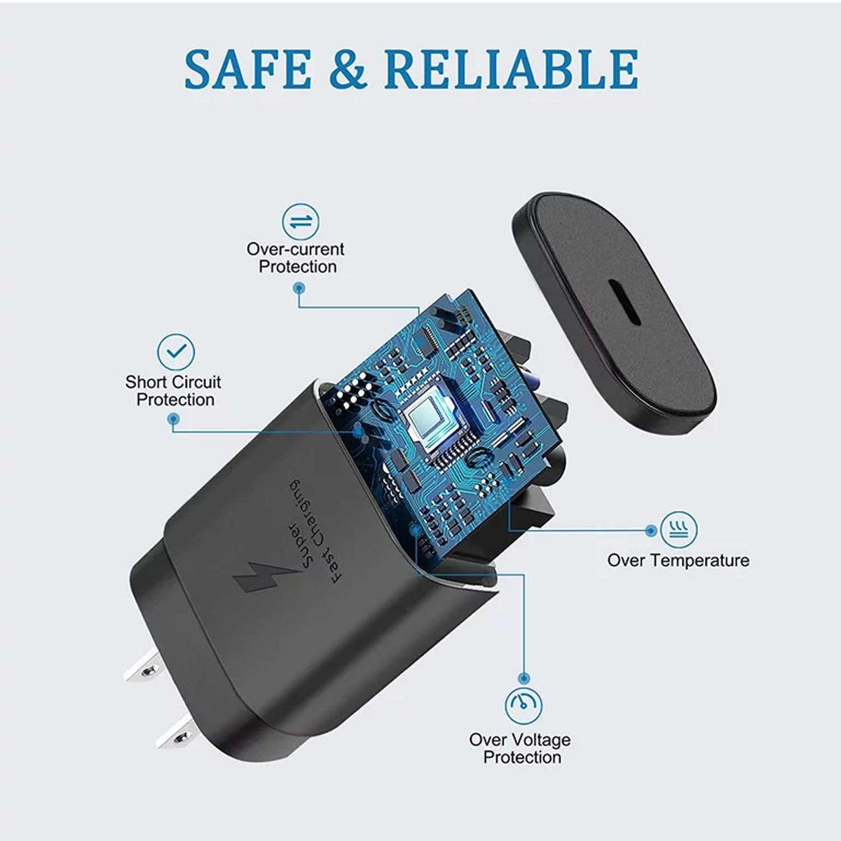 Samsung 25w US Pin PD Adapter USB-C – view 3