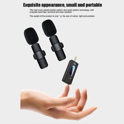 K35 High Quality Wireless Dual Microphone (Mobile & Camera) – view 3