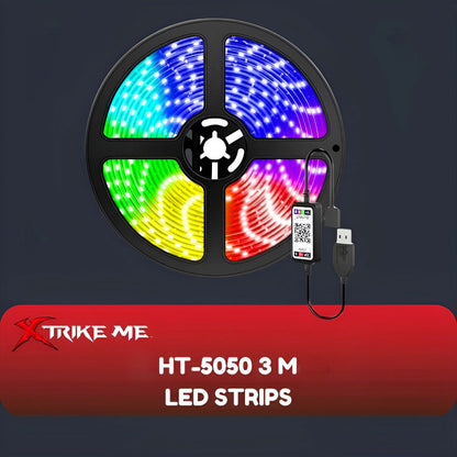 Xtrike Me HT-5050-B3 Bluetooth RGB LED Strip with App Control – view 3