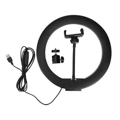 26cm LED Studio Ring Light with Mobile Holder – view 3