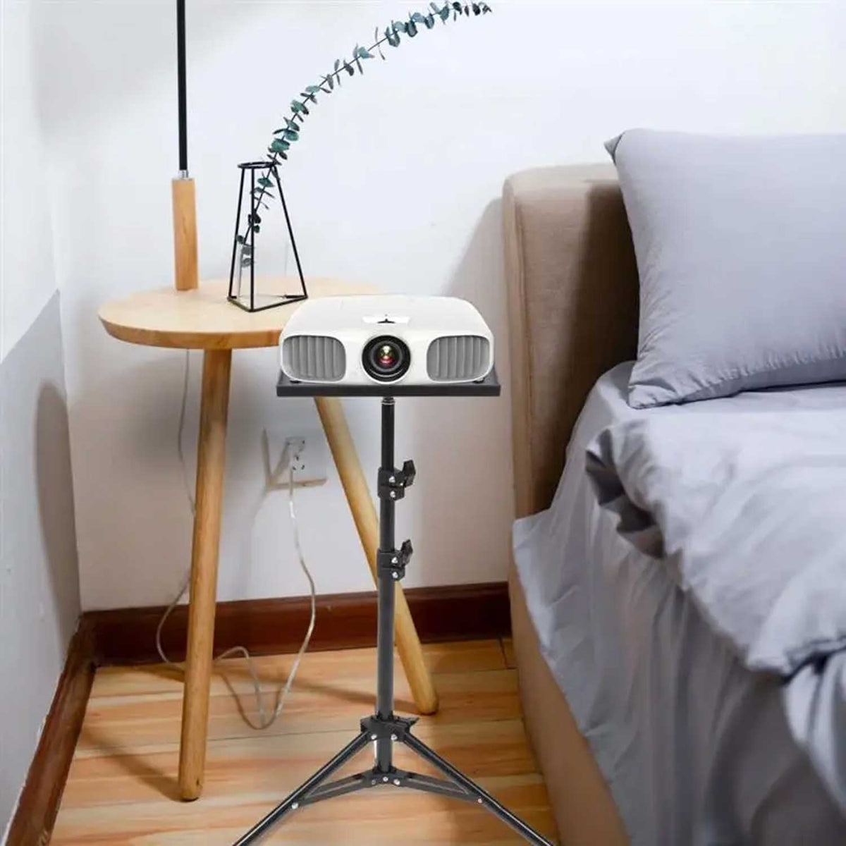 Portable Projector And Laptop Stand Table Tripod (height Adjustable 45-120cm) – view 3