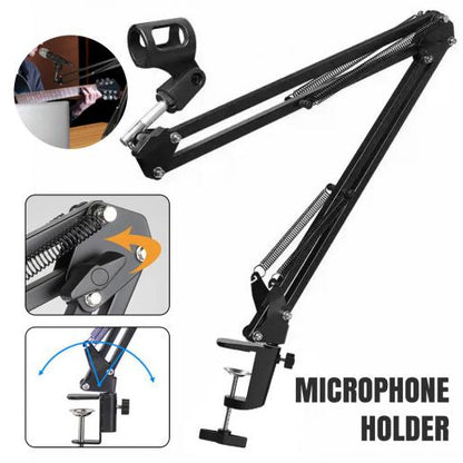 Syga 35 Metal Cantilever Microphone Desktop Universal Capacitor Wheat Stand (black) – view 3