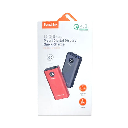 Faxite M10pro 10000mah 22.5w Metal Digital Display Quick Charge 4.0 Power Bank – view 3