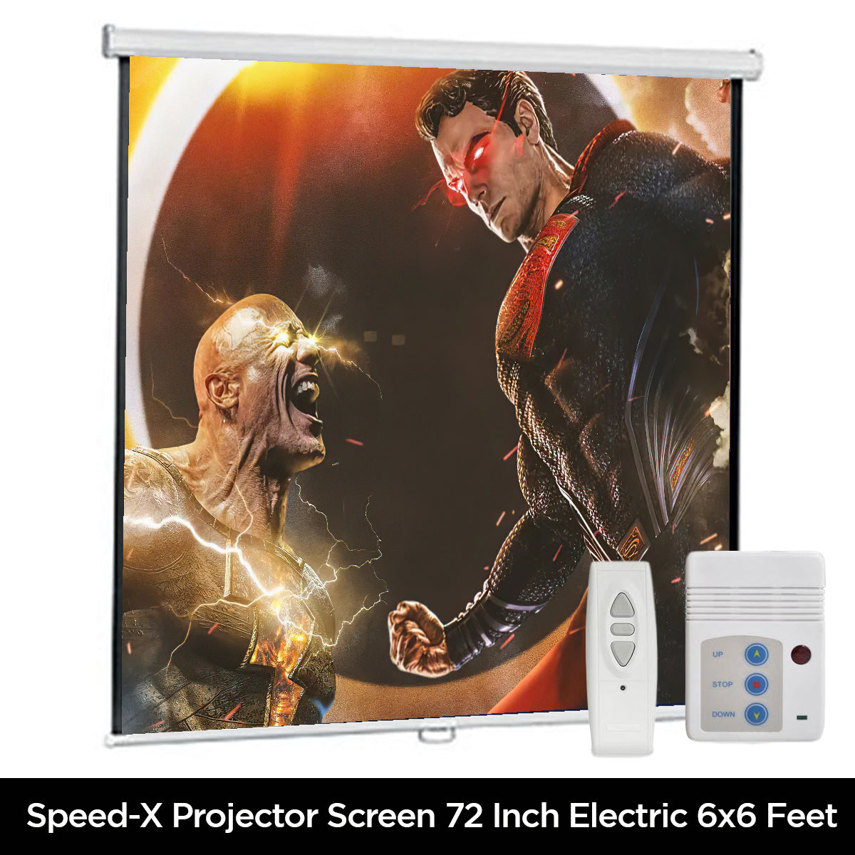 Projector Screen 72 Inch Electric Motorised - Speed-X – view 3