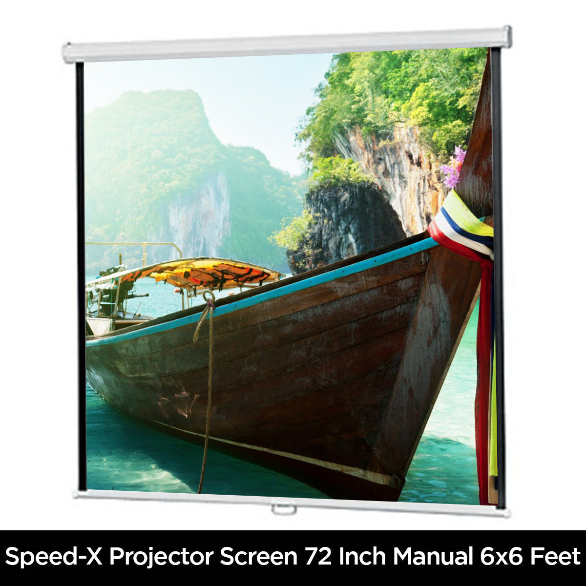 Projector Screen 72 Inch Manual - Speed-X (Fine Quality) – view 3