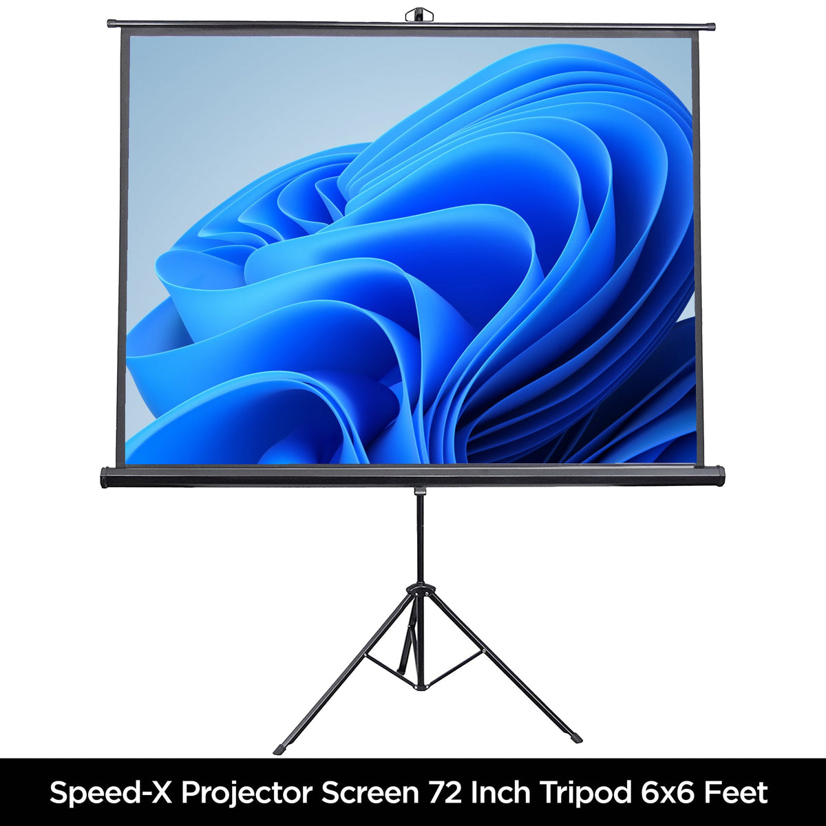 Projector Screen 72 Inch Tripod Portable - Speed-X (Fine Quality) – view 3