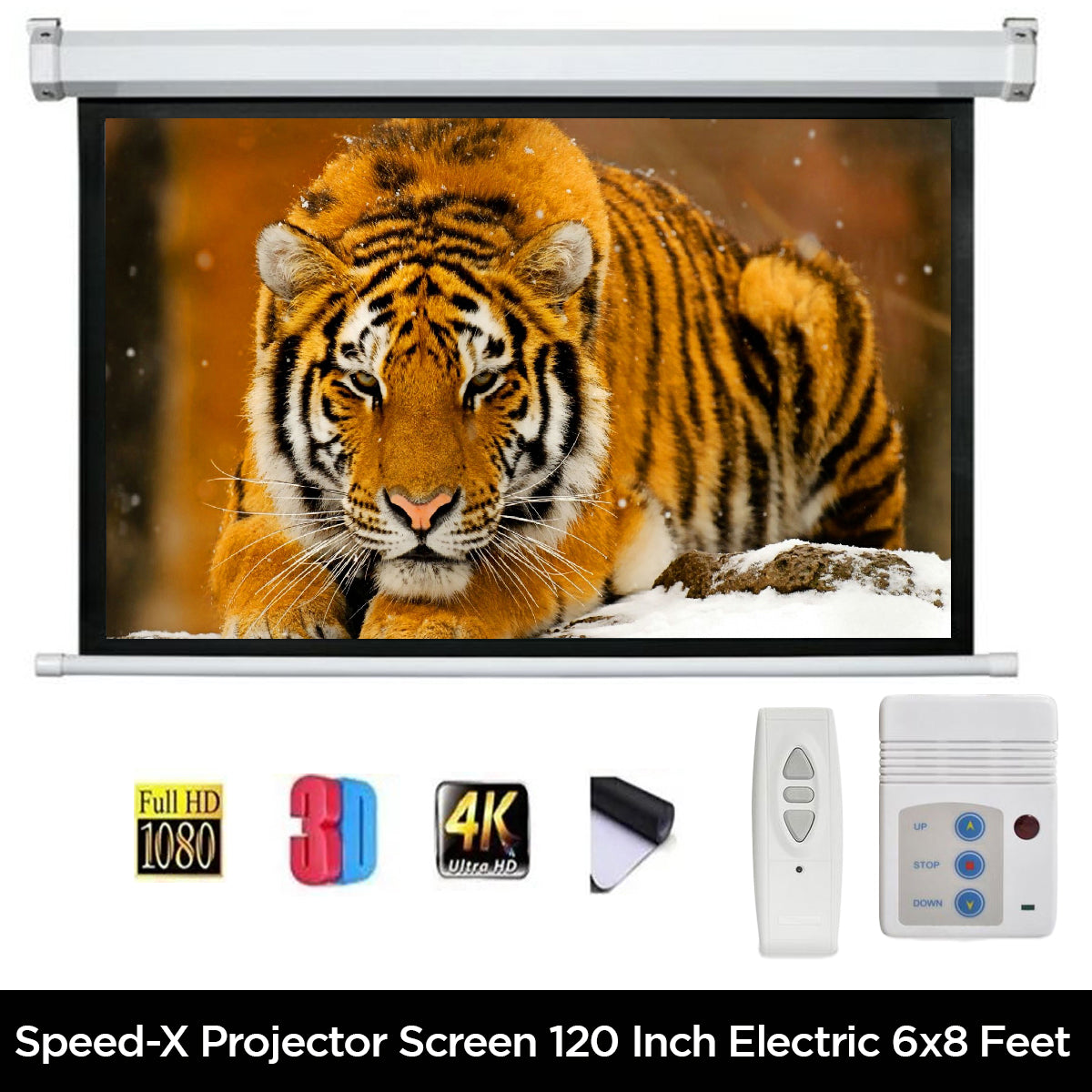 Projector Screen 120 Inch Electric Motorised - Speed-X – view 3