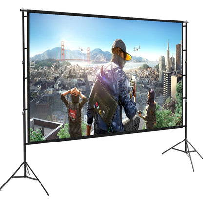 Projector Screen 150 Inch Tripod Portable Double Stand - Speed-X – view 3