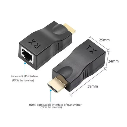 SpeedX SP-EX30 HDMI Range Extender over Cat6 – 30m – view 3