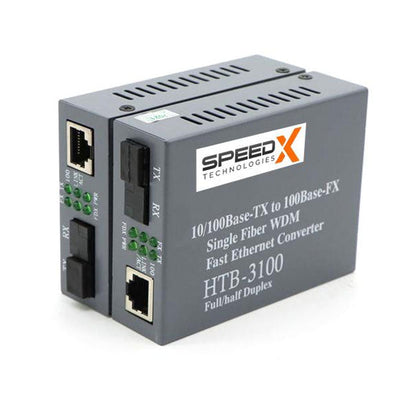 SpeedX HTB-3100 Pro Netlink Ethernet Media Converter (10/100)