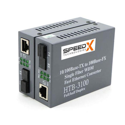 SpeedX HTB-3100 Pro Netlink Ethernet Media Converter (10/100)