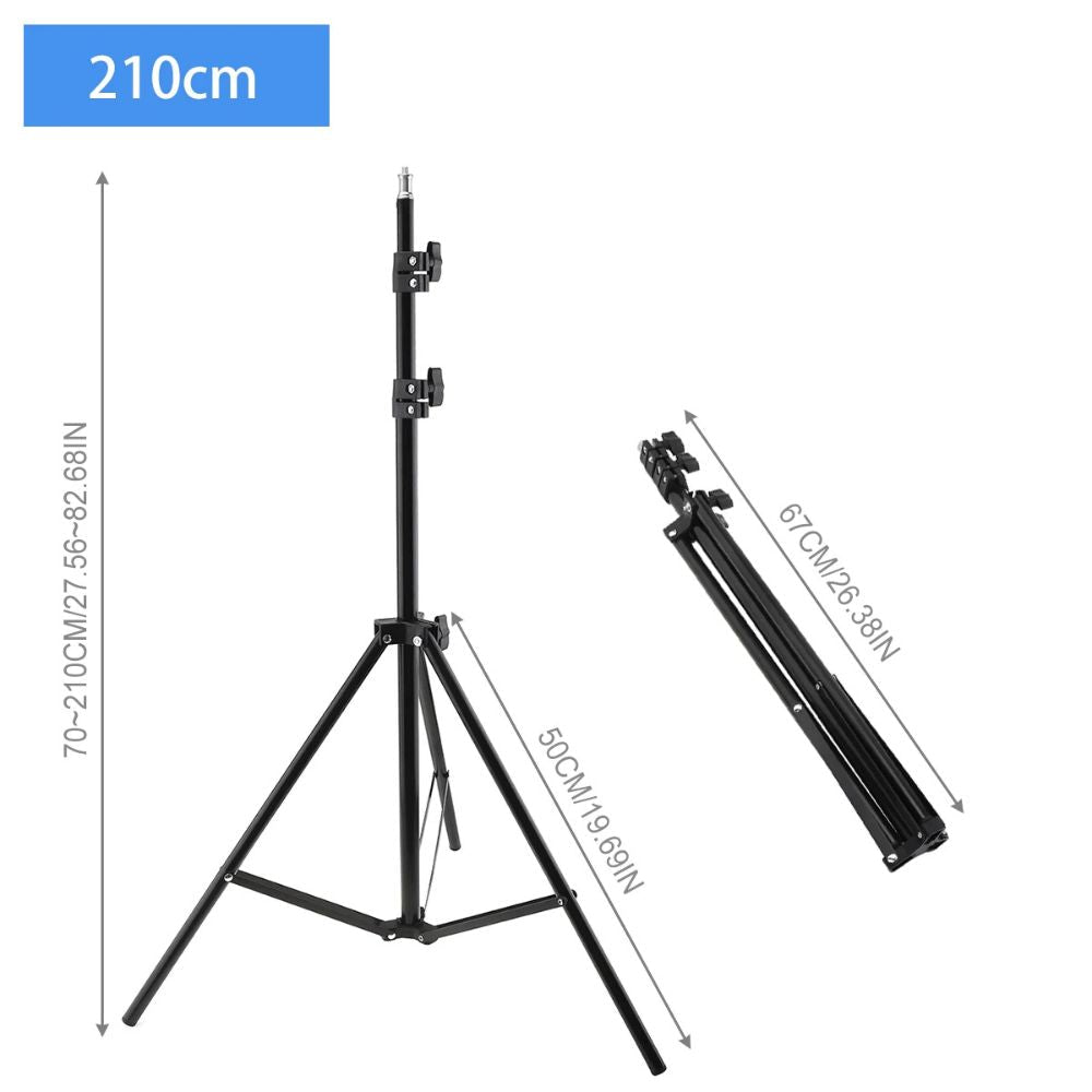 210cm Selfie Ring Light Portable Tripod Stand Fit For Live Photo Studio – view 3