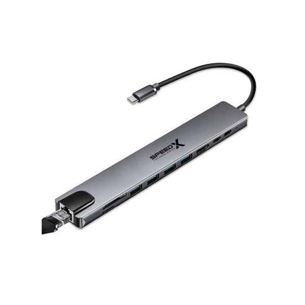 Speed-X SP-TC1001 10-in-1 Multi-Port Type-C 4K Converter