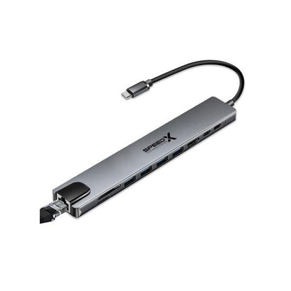 Speed-X SP-TC1001 10-in-1 Multi-Port Type-C 4K Converter