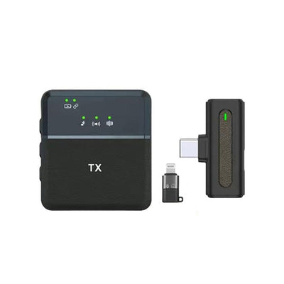 SX8 2-in-1 Type-C/iPhone Professional Lavalier Wireless Microphone