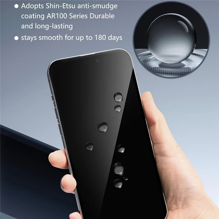 Joyroom JR-MLG0283 Full Cover Privacy Glass Screen Protector For iPhone 16 Pro Max – view 3