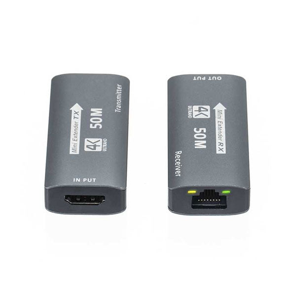 50m 4K HDMI Range Extender over Cat6 Network Cable