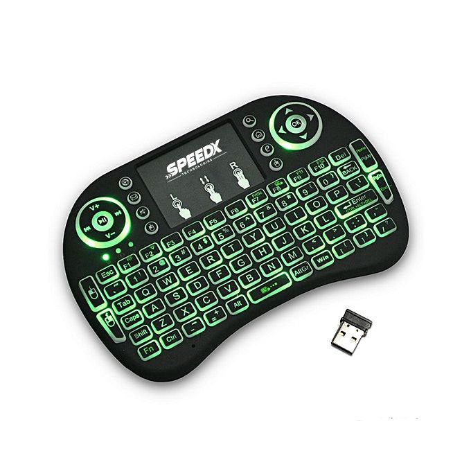 Speedx Rf 500 Mini Touch Pad Wireless With Backlight Keyboard Mouse – view 3