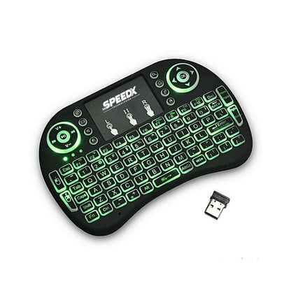 Speedx Rf 500 Mini Touch Pad Wireless With Backlight Keyboard Mouse – view 3