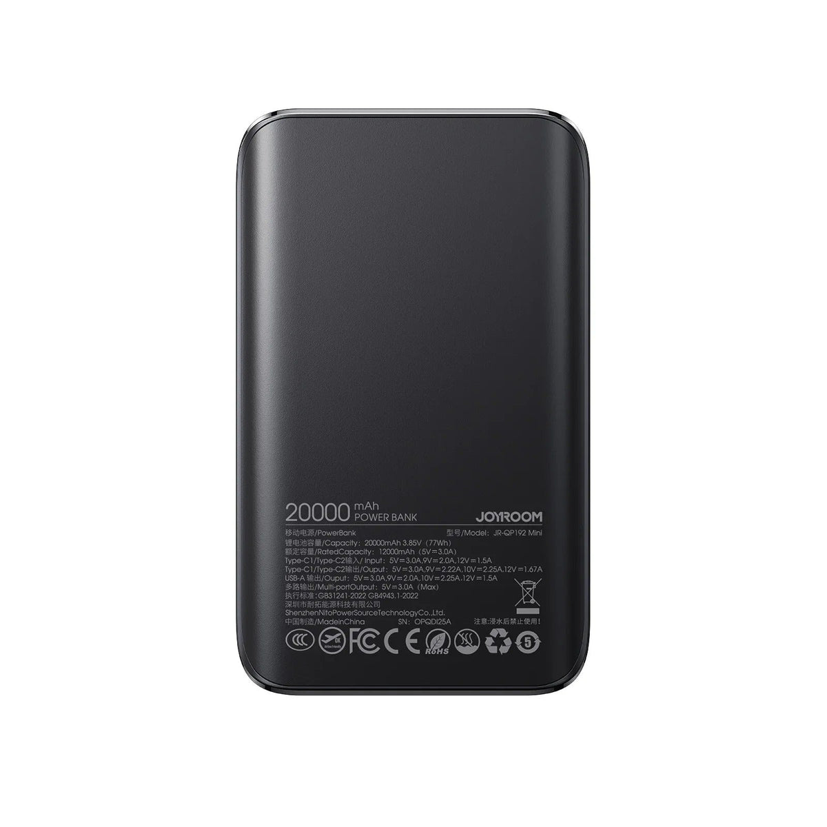 Joyroom Jr-qp192 Mini 20000mah 22.5w Fast Charging Power Bank – view 3