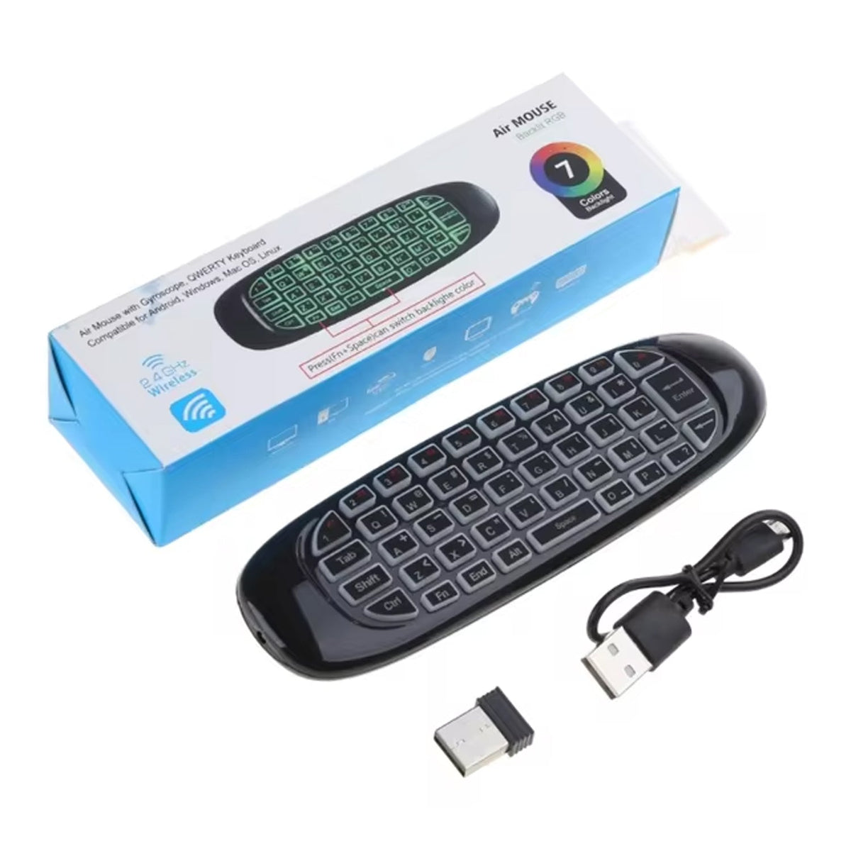 Speedx C120 Rgb 7 Backlight Air Mouse – view 4