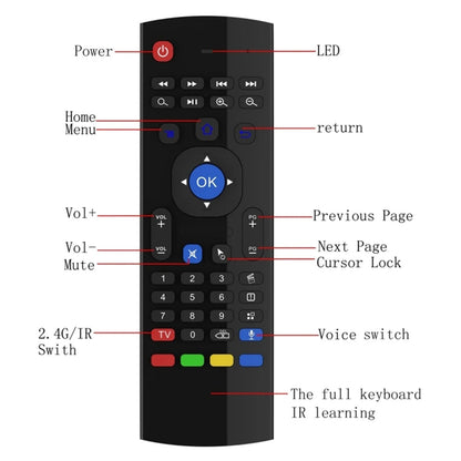 Mx3 Air Mouse Voice Remote Control 2.4g For Smart Tv – view 4