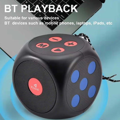 Kisonli G15 Portable Mobile Music Bluetooth Dice Mini Speaker – view 4
