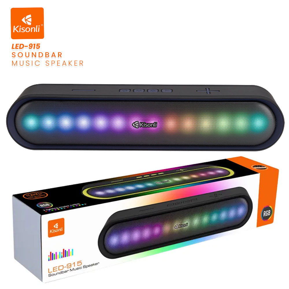Kisonli LED-915 Wireless Bluetooth Longbar Speaker – view 4