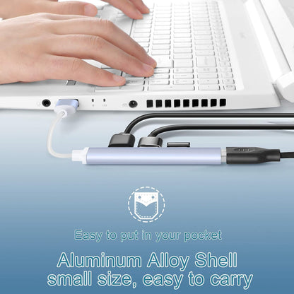 Speedx SP-U42 4 Port USB 3.0 Hub (Aluminum Alloy, Ultra Slim) – view 4