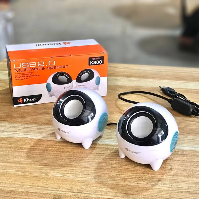 Kisonli K800 Small Mini Speakers for PC – view 4