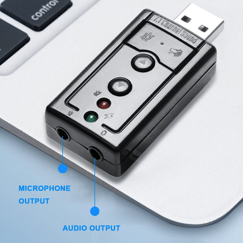 USB Sound Card 7.1 (Black) – view 4