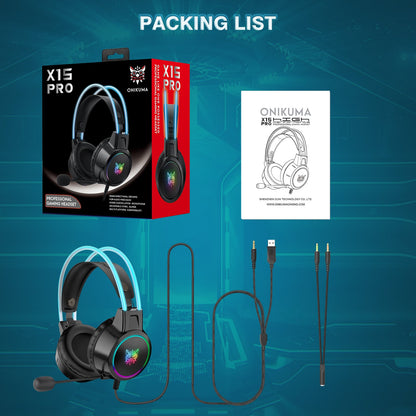 Onikuma X15 Pro RGB Head Beam Gaming Headset – view 4