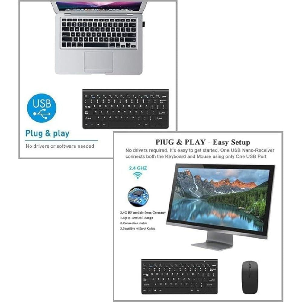 Km908 Wireless Keyboard And Mouse Combo – view 4