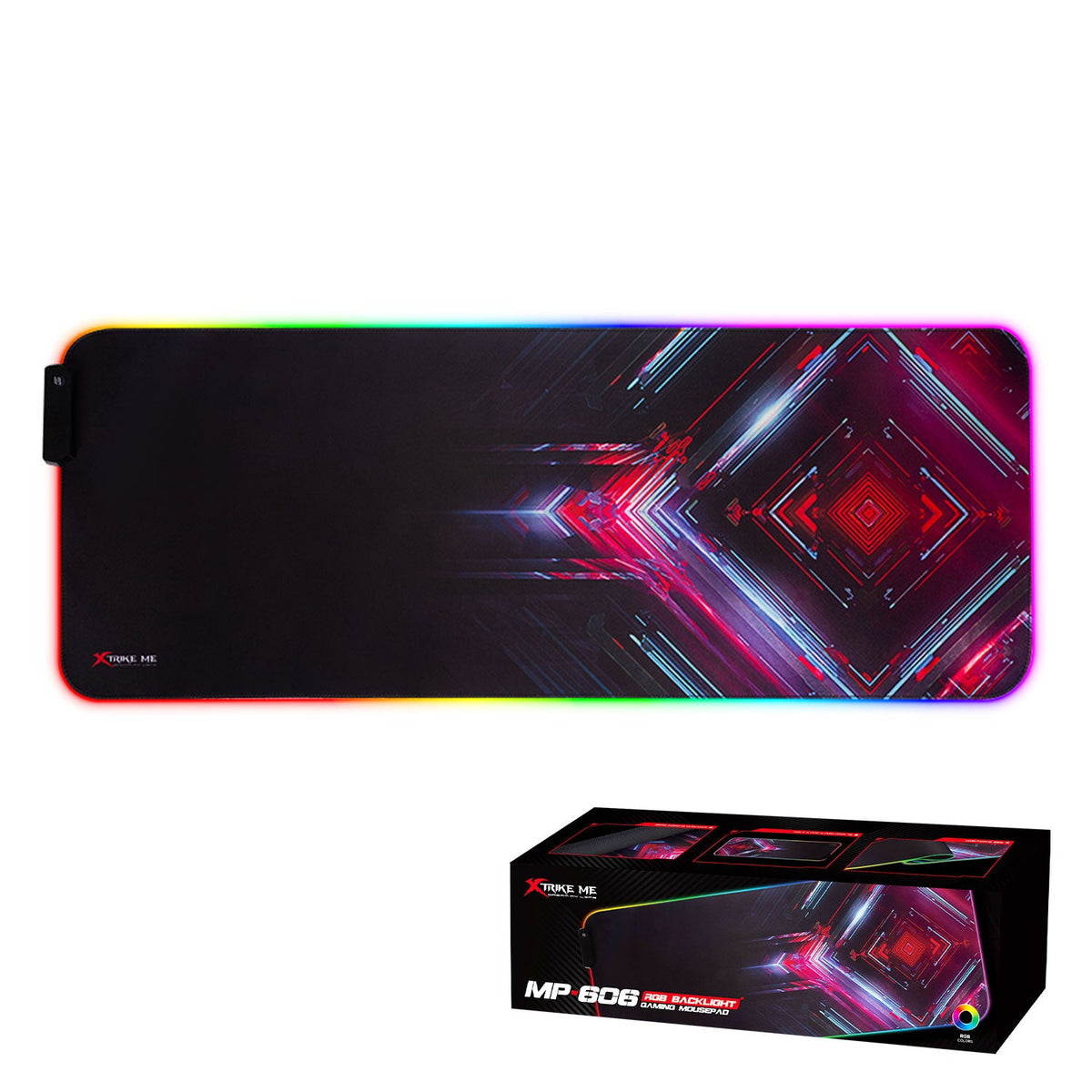 Xtrike Me Mp-606 Mouse Pad With 7 Color Rgb Lighting Size 800x300x3mm – view 4
