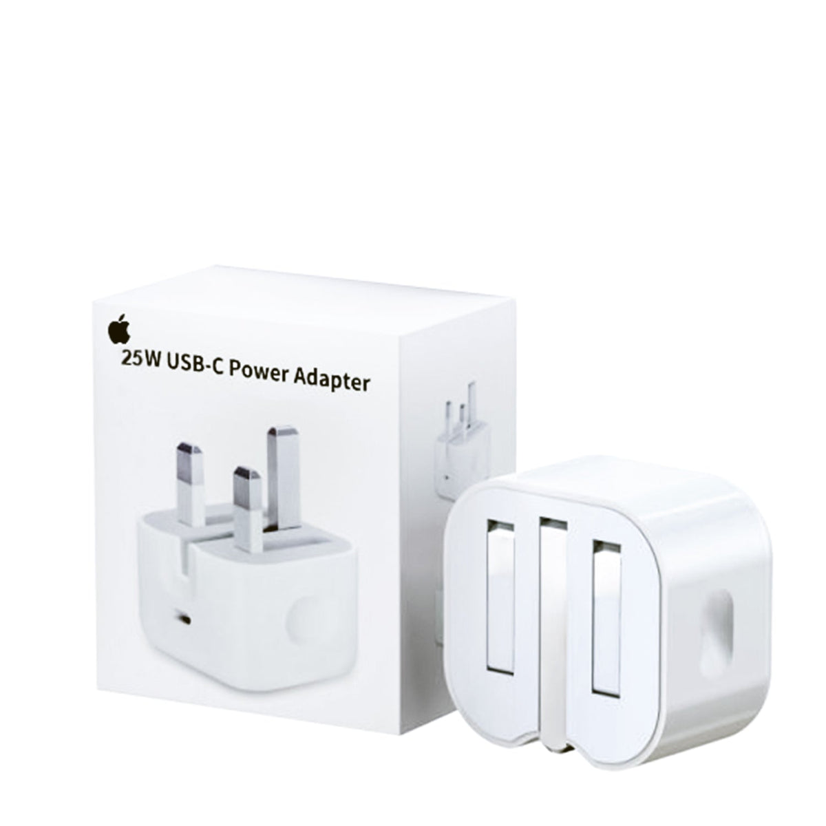 25w iPhone USB-C PD Power Adapter Charger 3 Pin (UK Pin) – view 4