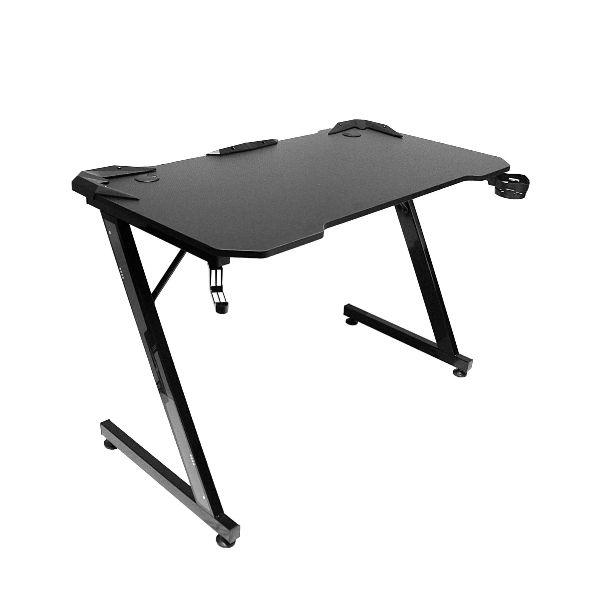 Xtrike Me DK-02 Ergonomic Gaming Desk (Z-Shaped Legs, Black) – view 4