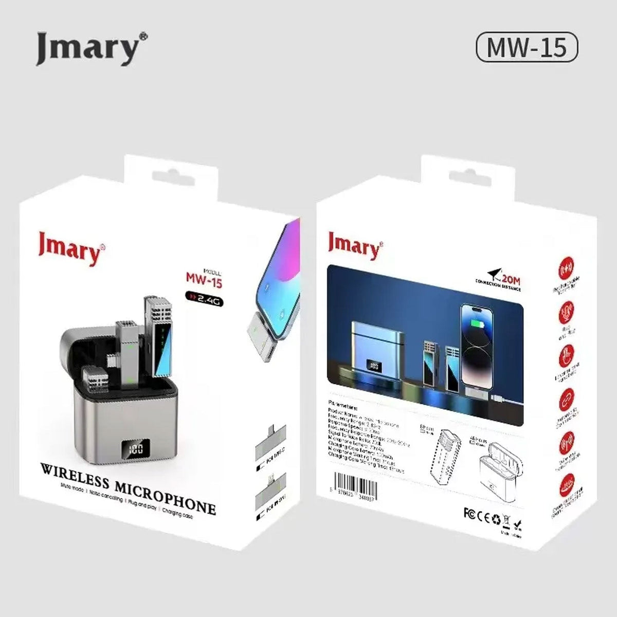 Jmary MW-15 2.4G Wireless Microphone for Mobile (Type-C) – view 4