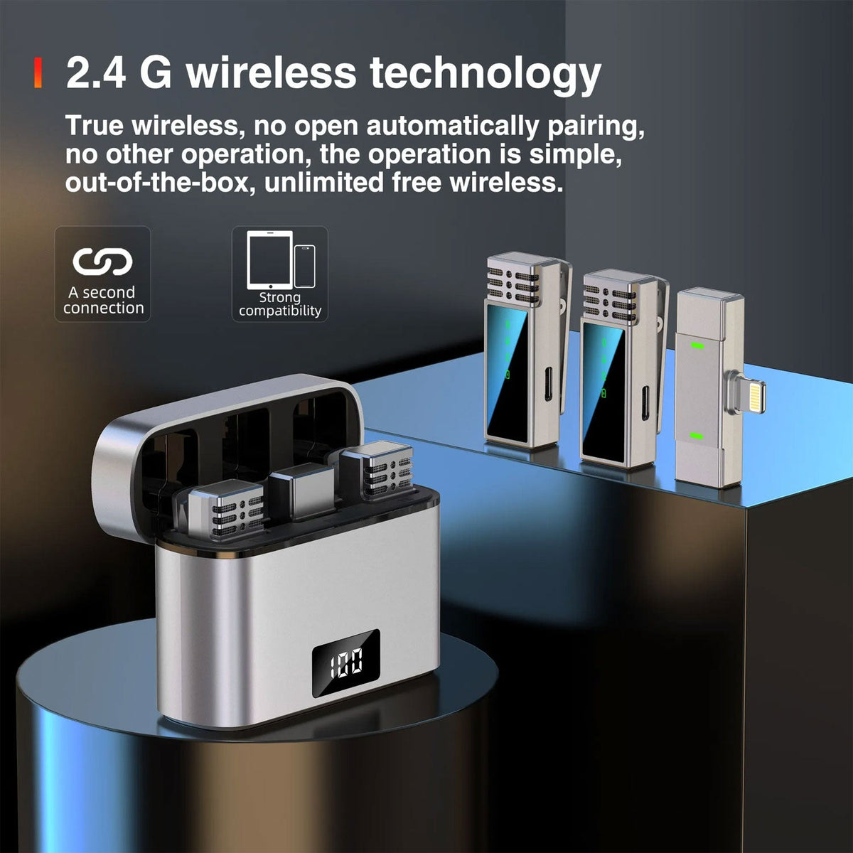 Jmary MW-15 2.4G Wireless Microphone for Mobile (Lightning) – view 4
