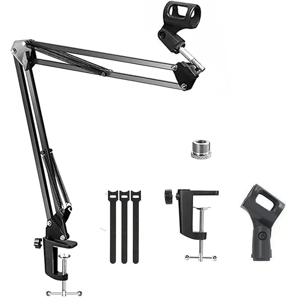 Syga 35 Metal Cantilever Microphone Desktop Universal Capacitor Wheat Stand (black) – view 4