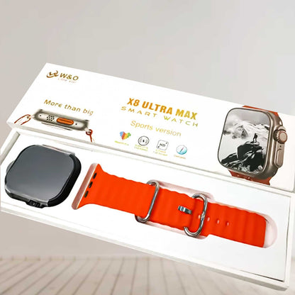 2.2" X8 Ultra Max Smart Watch Series 8 with Compass & NFC (Orange) – view 4