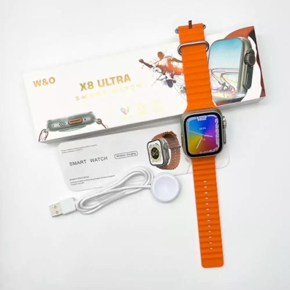 X8 Ultra Smartwatch 49mm with Bluetooth Calling (Orange) – view 4